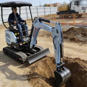 履带式多功能小型挖掘机 室内拆除破碎微型挖土机果园农用小挖机