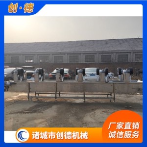 翻转风干机 草莓山楂清洗风干流水线 食品外包装沥水机