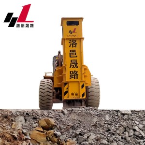 洛邑晟路42kj液压夯实机 50装载机打夯机地基冲击夯实机械施工