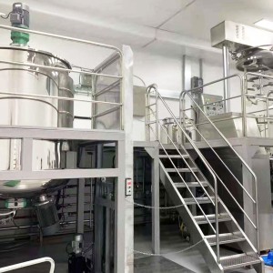 厂家批发液洗均质搅拌机 化妆品液洗生产线 真空搅拌机 定金